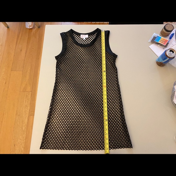 Alexis small dress black gold stretch summer mesh - Picture 5 of 6
